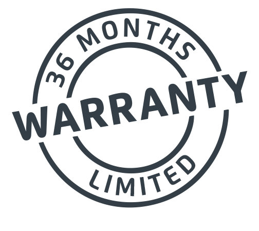 36 Month Limited Warranty